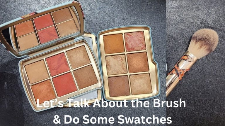 Hourglass Face Palette Tiger vs Snake Comparison Swatches & First Impressions of the Snake Brush