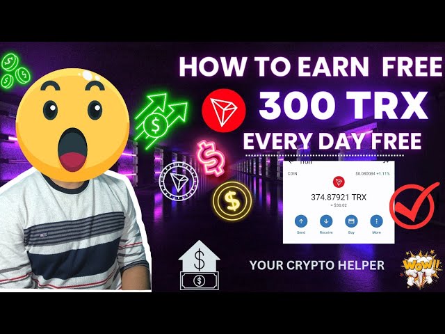 How I Earn Free TRX Every Hour | New Trx Mining Website | Tron Mining Site | Free Tron Earning Site