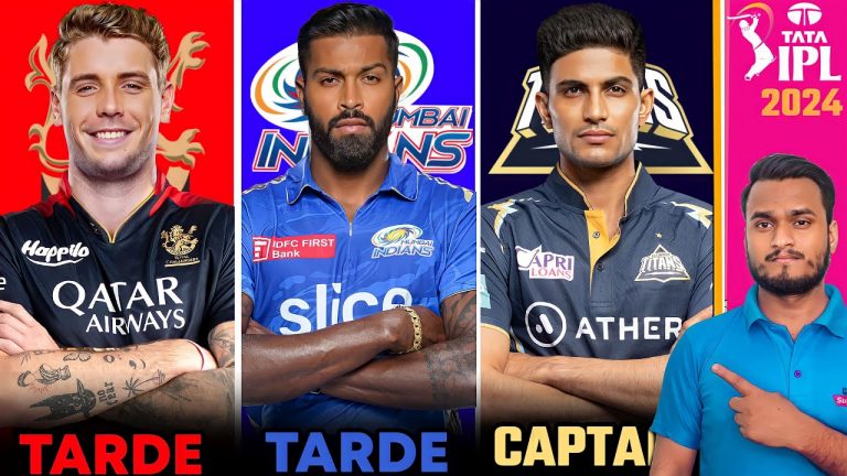 IPL 2024 Tarde – Hardik Pandya Join MI for IPL 2024, Camron Green Trade In RCB | GT New Captain