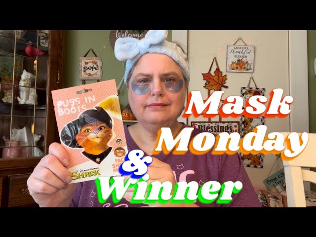 MASK MONDAY with WINNER | SHREK Puss in Boots Mask