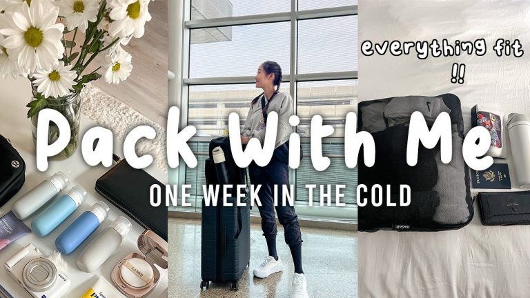 Minimalist Pack With Me | one week with one luggage in Japan (again)