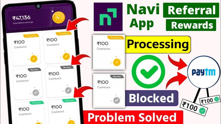 Navi App Cashback Processing Problem | Navi App Referral Cashback Blocked Navi App Rewards Withdraw