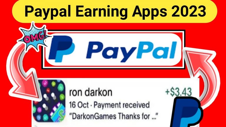 Paypal Earning Apps | New Paypal Earning Apps 2023 | Earn Paypal Cash 2023 | Make Money Online