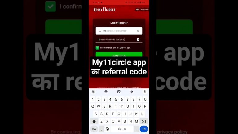 my 11 circle refer and earn | my 11 circle referral code | my 11 circle invite code