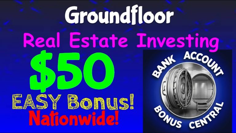 $50 Groundfloor Real Estate Investing Bonus Nationwide Offer! EASY 10% returns on your MONEY!