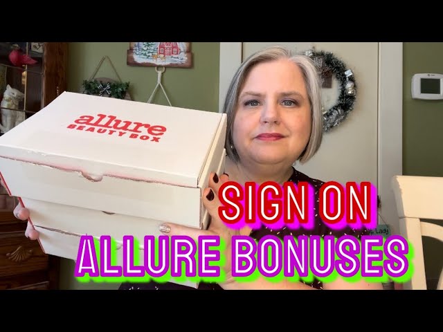 ALLURE BEAUTY BOX | 2ND NOVEMBER BOX WITH SIGN ON BONUSES