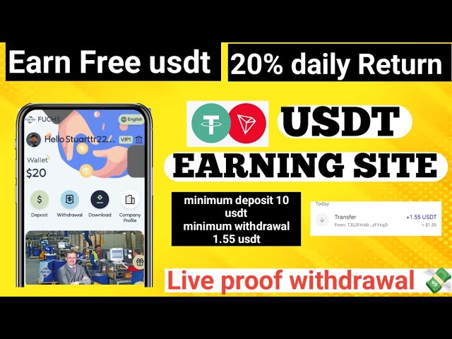 Best Earn Money App in 2023 | USDT Money Making Websites | USDT Mining Farms | Latest USDT Money.