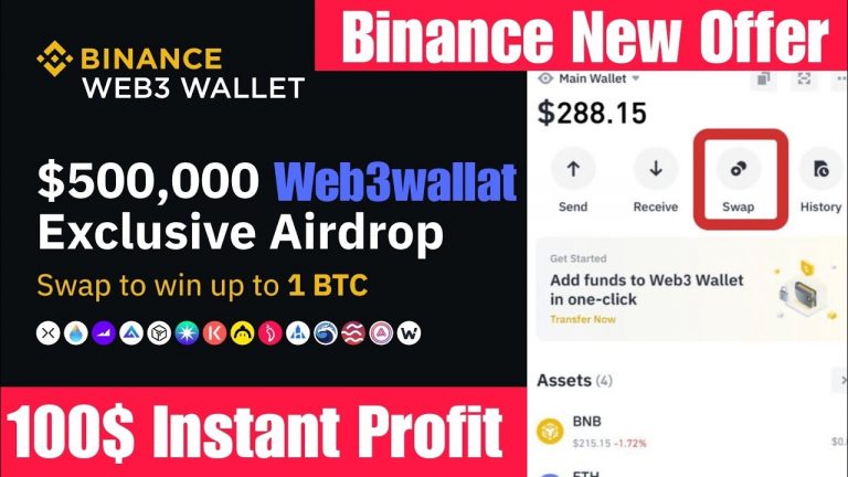 Binance Web3 Wallat Airdrop | Win Upto 1 Btc | Binance New Offer | How to Join Web3 Wallat Airdrop