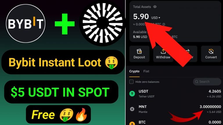 Bybit $5 Instant Loot Bybit 5 Year Championship Loot || Bybit Spin Loot || Bybit Today Offer