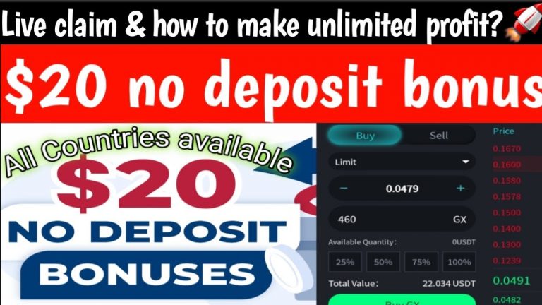 Deposit not required no trade no lots Live claim for Biggners 2023| make upto $100 minimum $20 $12