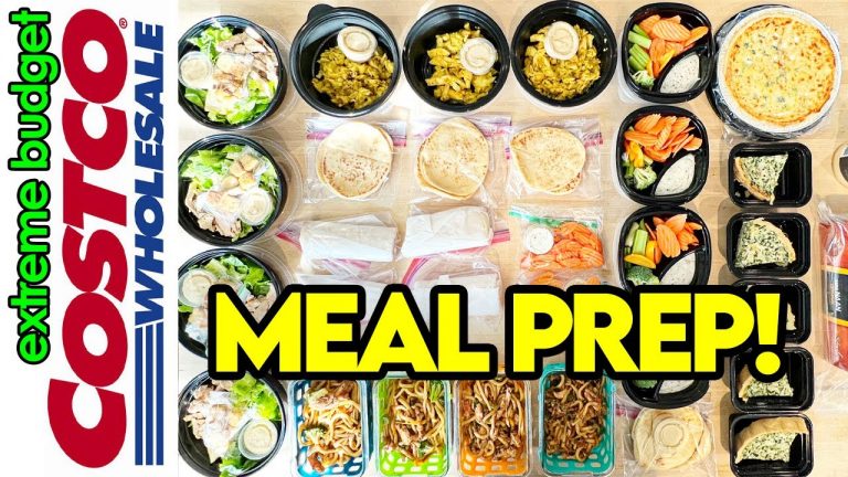 EASY Week of Healthy COSTCO Meal Prep: Just $2.68 per Serving!!