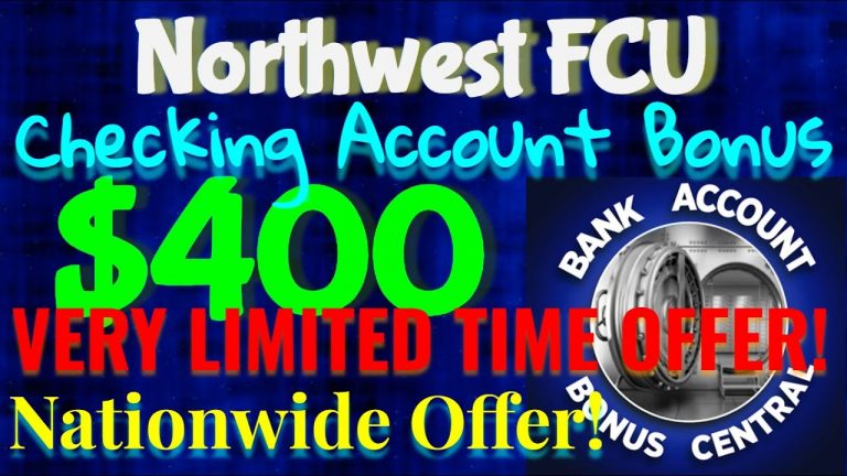 EXTENDED OFFER! $400 Northwest FCU Checking Account Chex Friendly & Nationwide Credit Card Funding!