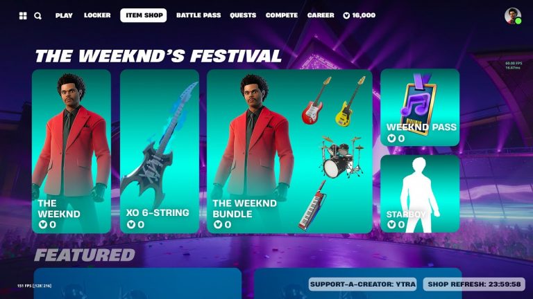 FREE BUNDLE NOW in Fortnite! (The Weeknd)