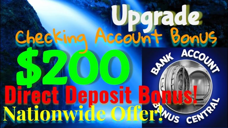 Get A $200 Bonus When You Open A New Upgrade Checking Account And Set Up Direct Deposit!