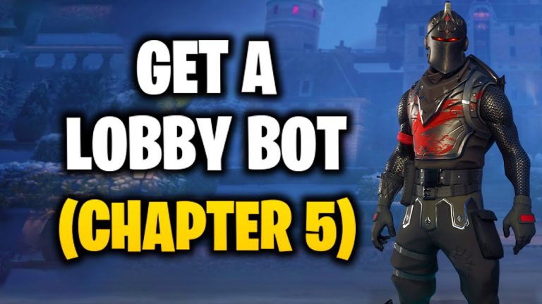 HOW TO GET A LOBBY BOT IN FORTNITE CHAPTER 5!