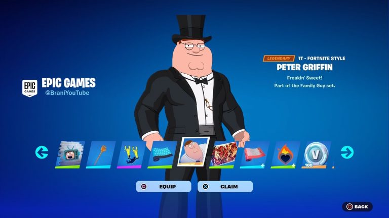 HOW TO GET FANCY PETER GRIFFIN SKIN IN FORTNITE!