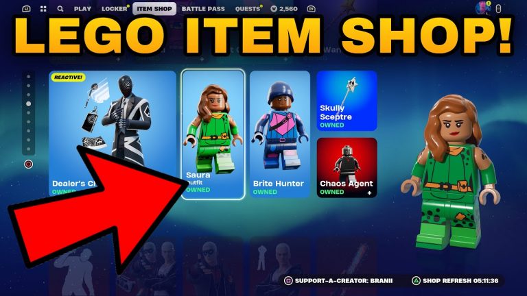 HOW TO GET LEGO SKINS IN FORTNITE ITEM SHOP CHAPTER 5!