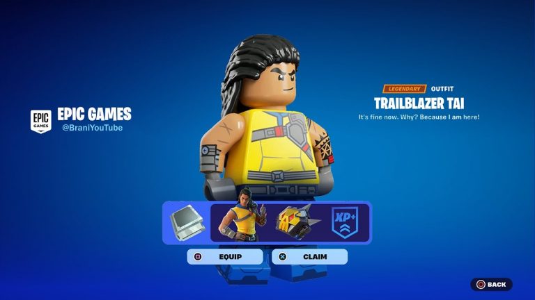 HOW TO GET TRAILBLAZER TAI LEGO SKIN IN FORTNITE!