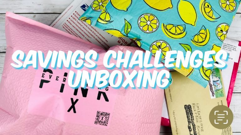 HUGE SAVINGS CHALLENGE UNBOXING | SMALL BUSINESS UNBOXING | CASH STUFFING COMMUNITY | ETSY