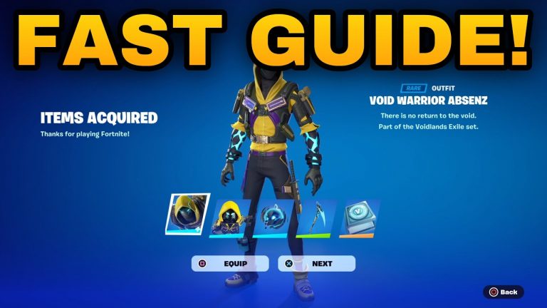 How To COMPLETE ALL VOID WARRIOR ABSENZ VOIDLANDS EXILE QUESTS CHALLENGES in Fortnite! (Pack Guide)