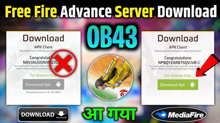 How To Download Ff Advance Server Ob43 In Free Fire ! Ff Advance Server Ob43 Kaise Download Kre