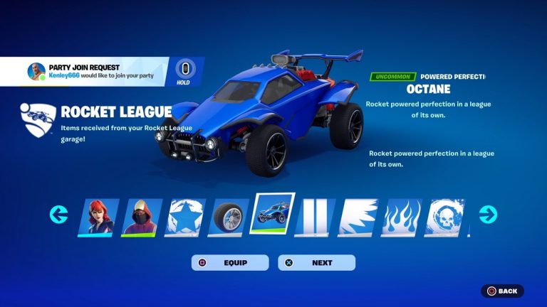 How To Get Rocket League Octane Car in Fortnite Chapter 5 Location