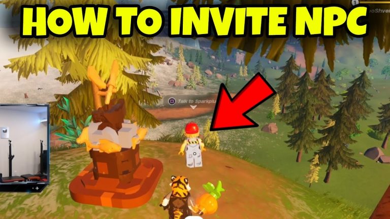 How to INVITE AN NPC to LIVE in ANY VILLAGE in LEGO SURVIVAL WORLD! (Fortnite Trailblazer Quests)