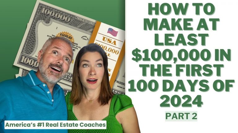 How to Make at least $100,000 in the first 100 Days of 2024 (Part 2)