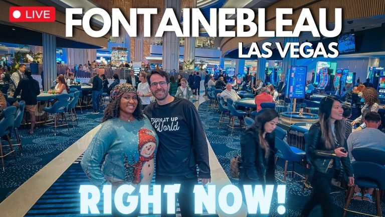 Inside the Fontainebleau Las Vegas LIVE (Watch This!)