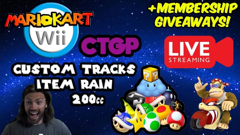 MarioKart Wii with viewers! (Membership giveaway every 20 likes!)