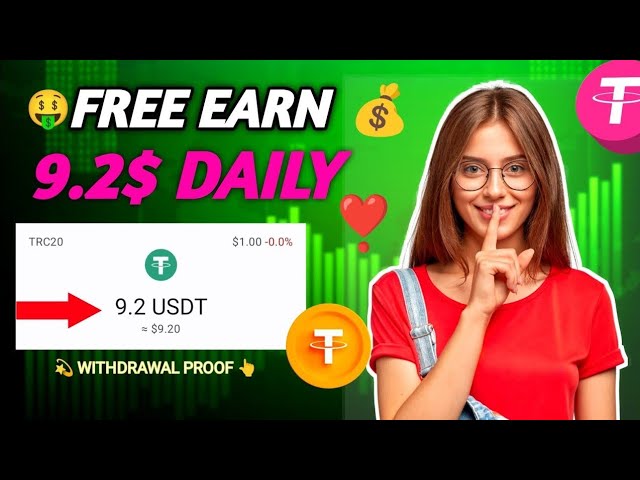 New Usdt Earning Site | Usd Mining Site 2023 Without Investment | Usdt Earning Website