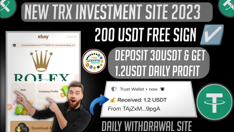 New Usdt Mining Site | usdt earning site | trx usdt mining app | Cloud Mining | usdt investment site