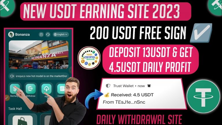 New Usdt Mining Site | usdt earning site | trx usdt mining app | Cloud Mining | usdt investment site