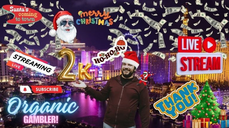 Organic Gambler Live Stream!! 1 bro 1 slot X-Mas Special!!!!! Living that Life!!!