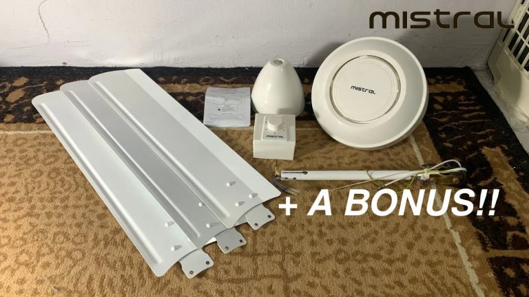 Unboxing a Mistral 56″ Ceiling Fan and a Bonus!