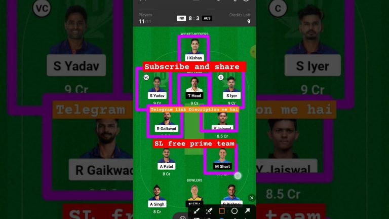 ind vs aus l aus vs ind dream11 team l dream11 free prime team l 5 lakhs free giveaway l dream11