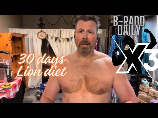 30 day Lion diet challenge day 1. January 3, 2024