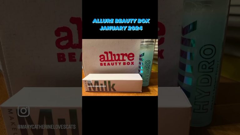 ALLURE BEAUTY BOX JANUARY 2024 #allurebeautybox #allure #shorts