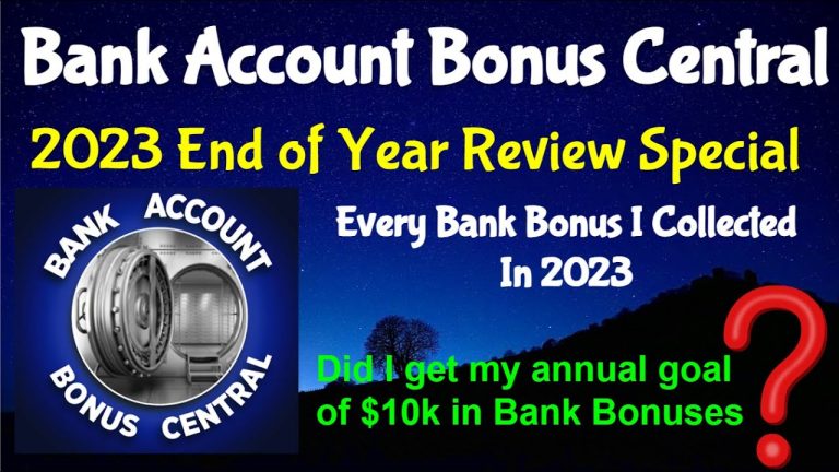 End of Year Review Video! Every Bank Bonus I Collected in 2023! How much did I make? Best SideHustle