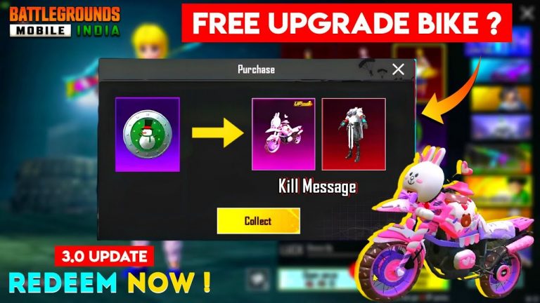 FREE UPGRADE BIKE SKIN WITH KILL MESSAGE ? | BGMI 3.0 UPDATE RELEASE DATE | BGMI NEW UPDATE TAMIL