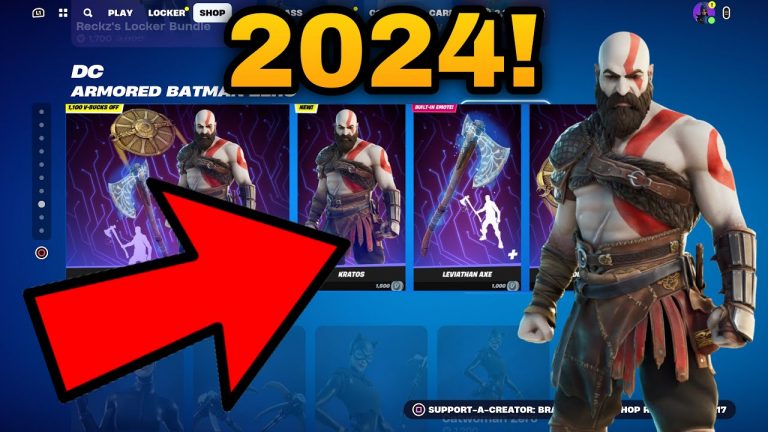 KRATOS SKIN + LEVIATHAN AXE PICKAXE RETURN RELEASE DATE IN FORTNITE ITEM SHOP 2024!