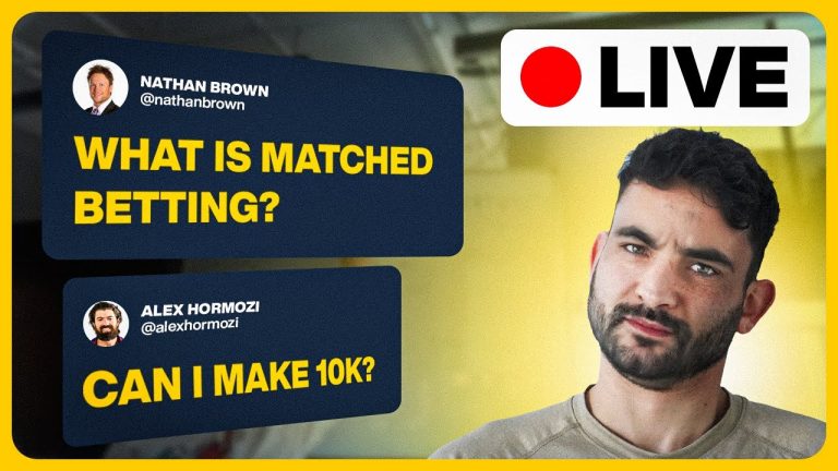 Live youtube questions and answers… Is matched betting gambling?