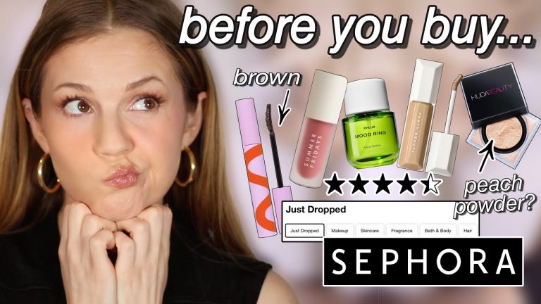 NEW VIRAL MAKEUP AT SEPHORA: fenty concealer, summer fridays lip oil, huda peach pie, & more!