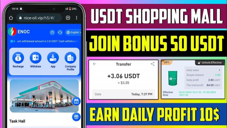 New Usdt Earning Site | Usdt Mining Site | Usdt Investment Site | Usdt Shopping mall usd earn site