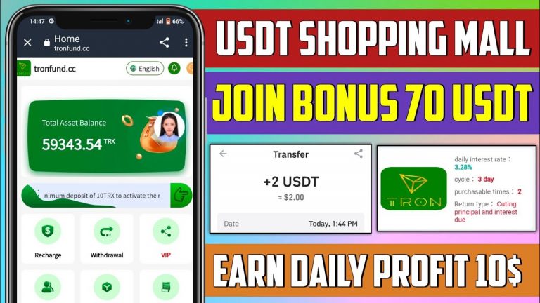 New Usdt Earning Site | Usdt Mining Site | Usdt Investment Site | Usdt Shopping mall usd earn site