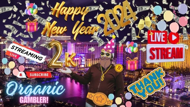 Organic Gambler Live Stream!! Happy New Years!! New year New me!! 8 year BTW!! Living that Life!!!