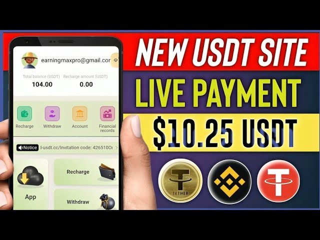 SPEED-Text New Usdt Earning Site|Earn Usdt With Withdraw Proof|Best Usdt Shopping Mall Site