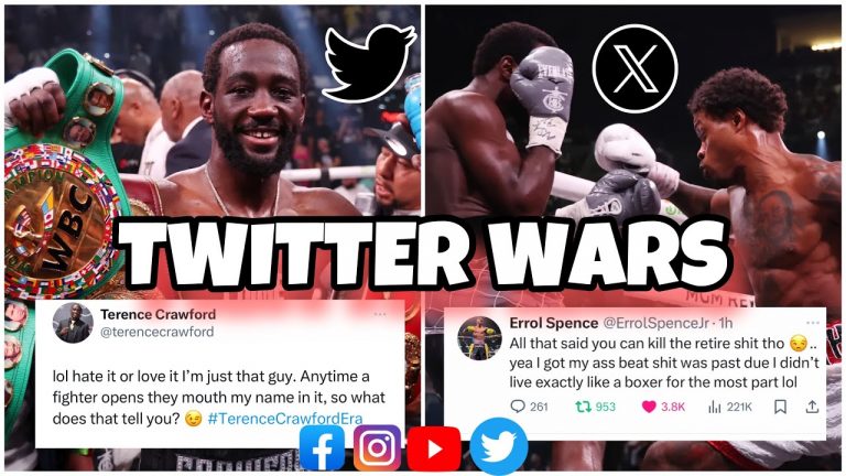 Terence Crawford vs Errol Spence 2 Twitter war Errol should avoid rematch for health purposes