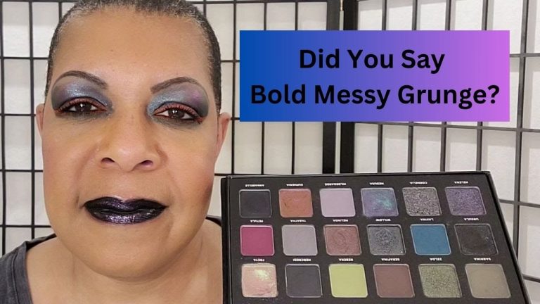 Unlock Your Edgy Side: Rock a Grunge Eyeshadow Look w/ Martine Cosmetics 699 Palette Look 17