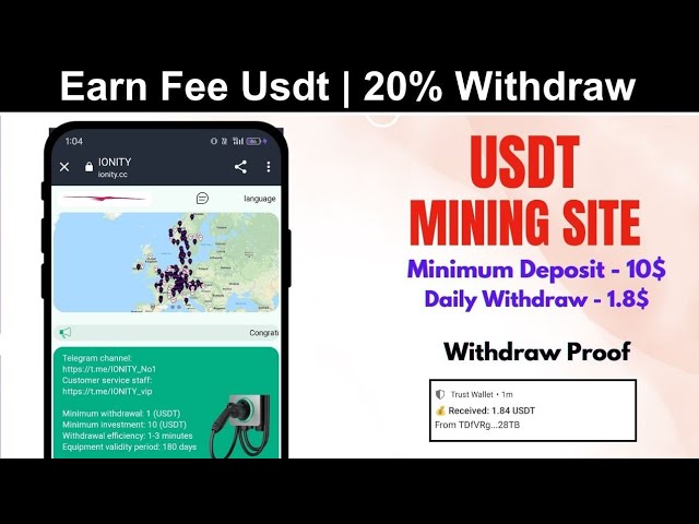 Usdt Mining Site 2024 | usdt earning site | trx usdt mining app | Cloud Mining |usdt investment site